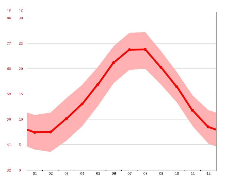 Temperatuurgrafiek Biot